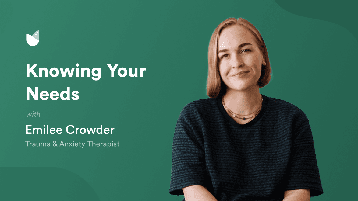 Emilee Crowder's Knowing Your Needs Guided Journal on Rosebud